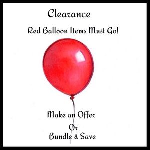 🎈Red Balloon Clearance!🎈